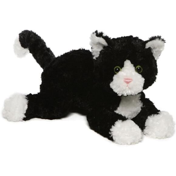 Sebastian Tuxedo Kitten Plush Toy, Premium Cat Stuffed Animal for Ages 1 and Up - Picture 1 of 6